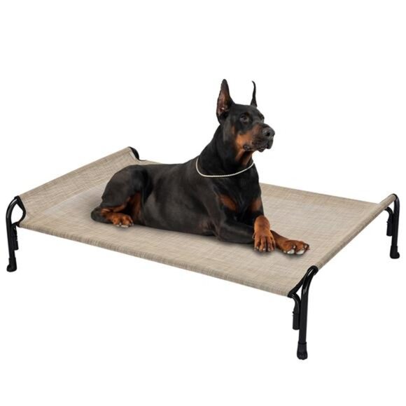 Cooling Elevated Dog Bed Chew Proof Cot Washable Mesh X-Large 47" x 32" x 10.6 H - Picture 1 of 5